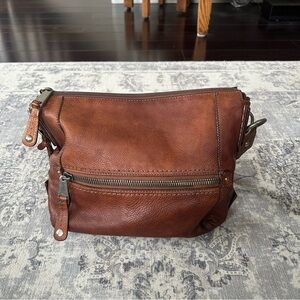 Fossil Y2K Vintage Slouchy Leather Shoulder Bag